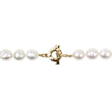 FRESH WATER BAROQUE PEARL WITH HAMMERED TOGGLE CLASP