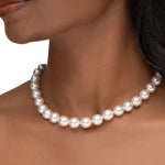 SOUTH SEA PEARL NECKLACE WITH YELLOW GOLD - NECKLACES