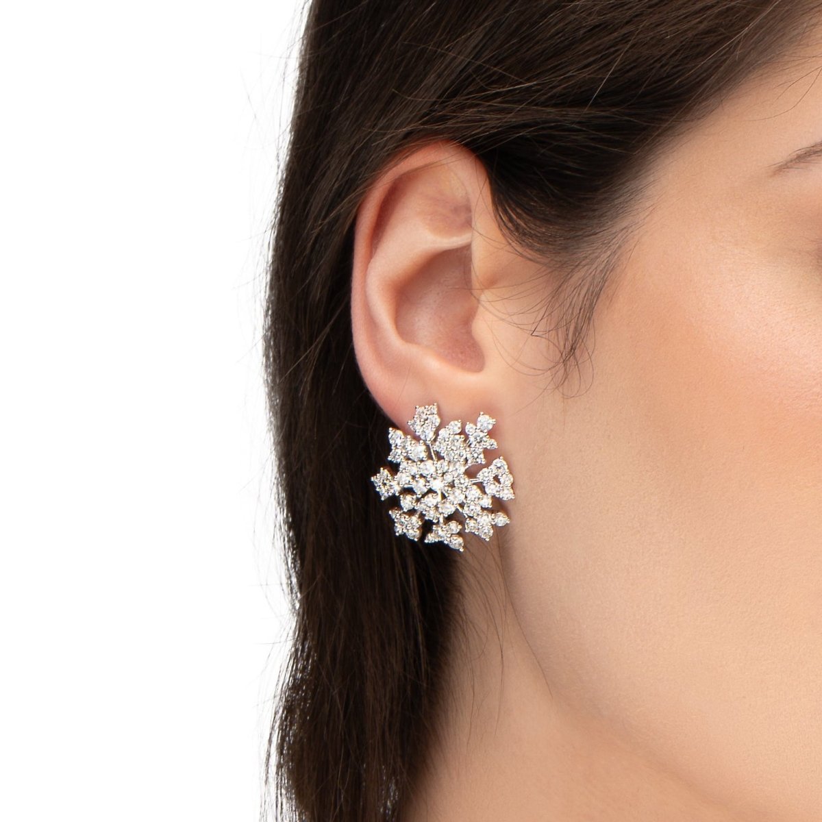 LACE EARRING IN YELLOW GOLD - NECKLACES