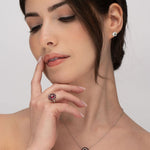 COUNTESS RUBY & DIAMOND PENDANT IN WHITE GOLD - NECKLACES