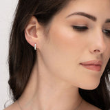 FLOATING DIAMOND RIVIERA NECKLACE IN WHITE GOLD - NECKLACES
