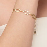 GRAPHITE BRACELET IN YELLOW GOLD - BRACELETS