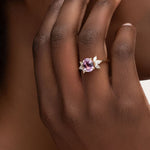 OLIVIA PINK SAPPHIRE & DIAMOND RING - ALL RINGS