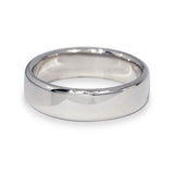 FLAT ROUNDED COMFORT BAND IN STERLING SILVER - ALL RINGS