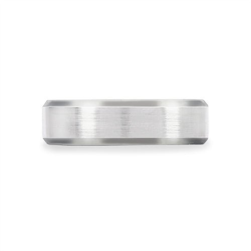 THE TITAN WIDE WEDDING BAND IN STERLING SILVER - ALL RINGS