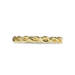 TWISTED WIRE BAND IN 14K YELLOW GOLD - ALL RINGS