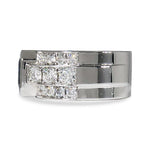 EMERALD CUT BLUE SAPPHIRE RING - ALL RINGS