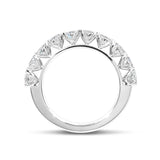 OVAL DIAMOND SHARED CLAW RING IN 14K WHITE GOLD - ALL RINGS
