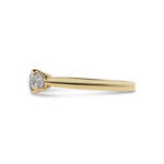 TRIPLE BLOSSOM RING IN 14K YELLOW GOLD - 