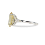 BLOSSOM RING WITH OVAL CITRINE IN STERLING SILVER - ALL RINGS
