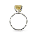 BLOSSOM RING WITH OVAL CITRINE IN STERLING SILVER - ALL RINGS