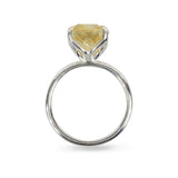 BLOSSOM RING WITH OVAL CITRINE IN STERLING SILVER - ALL RINGS