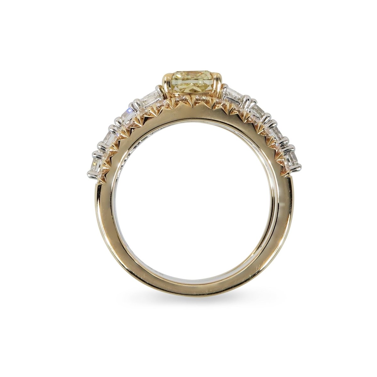 THE MARGOT RING IN PLATINUM AND 18K YELLOW GOLD - ANNIVERSARY & CELEBRATION RINGS