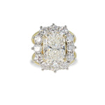 THE LUMIÈRE CUSHION RING WITH LAB GROWN DIAMOND - 