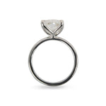 CUSHION BLOSSOM RING WITH LAB GROWN DIAMOND IN PLATINUM - ALL ENGAGEMENT RINGS