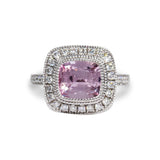 MANOR ENGAGEMENT RING WITH PINK SAPPHIRE - ALL RINGS