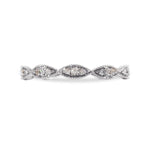 NAVETTE DIAMOND RING IN WHITE GOLD - ALL RINGS