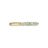 BAGUETTE & BRILLIANT CUT DIAMOND HALF ETERNITY RING - ALL RINGS