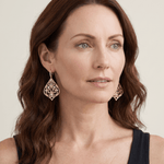 AMELIE DIAMOND DROP EARRINGS IN YELLOW GOLD - EARRINGS
