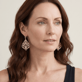 AMELIE DIAMOND DROP EARRINGS IN YELLOW GOLD - EARRINGS