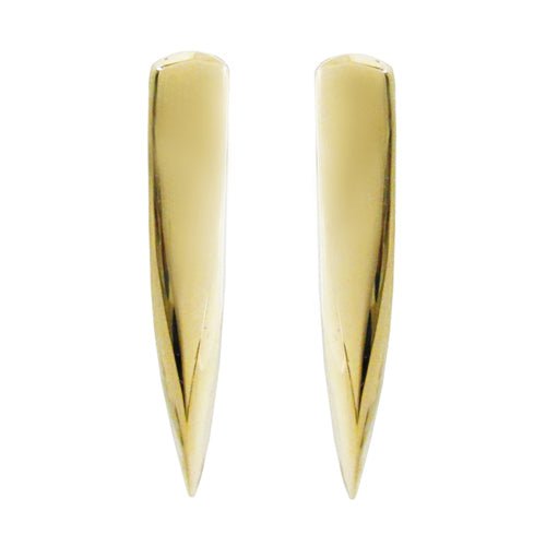 WARRIOR EARRINGS IN YELLOW GOLD - EARRINGS