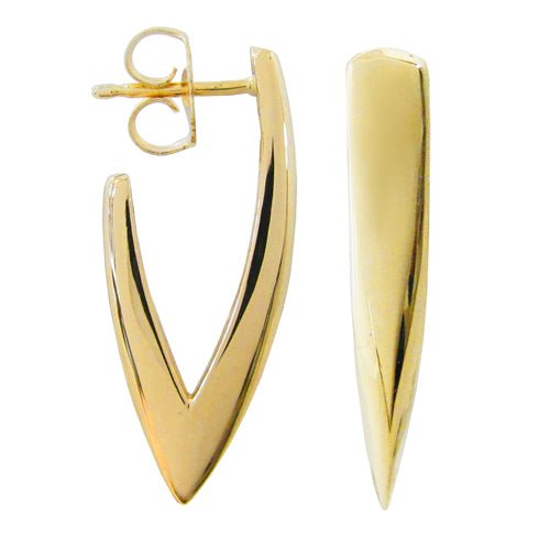 WARRIOR EARRINGS IN YELLOW GOLD - EARRINGS