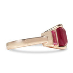 RUBY AND PINK SAPPHIRE RING IN ROSE GOLD - ALL RINGS