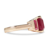 RUBY AND PINK SAPPHIRE RING IN ROSE GOLD - ALL RINGS