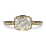 CUSHION CUT DIAMOND ENGAGEMENT RING - ALL RINGS