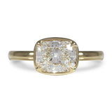CUSHION CUT DIAMOND ENGAGEMENT RING - ALL RINGS