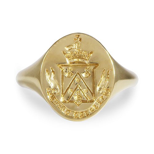 SIGNET RING IN YELLOW GOLD - ALL RINGS