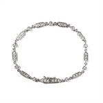GRAPHITE DIAMOND OPERA BRACELET IN 14K WHITE GOLD - BRACELETS