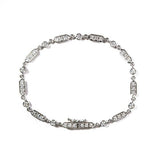 GRAPHITE DIAMOND OPERA BRACELET IN 14K WHITE GOLD - BRACELETS