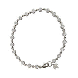 DIAMOND LINE BRACELET IN WHITE GOLD - BRACELETS