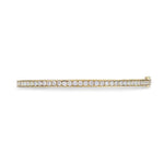 HINGED DIAMOND BANGLE IN YELLOW GOLD - BRACELETS