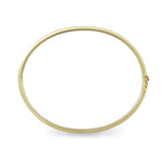 HINGED DIAMOND BANGLE IN YELLOW GOLD - BRACELETS