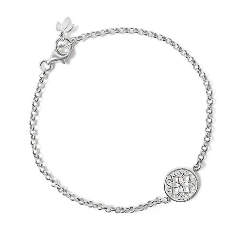 FILIGREE CHARM BRACELET IN STERLING SILVER - BRACELETS