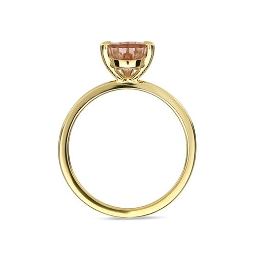 CUSTOM MORGANITE SOLITAIRE RING - ALL ENGAGEMENT RINGS