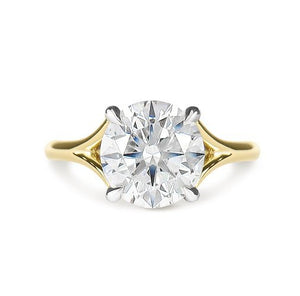 PLATINUM AND GOLD ENGAGEMENT RING - ALL ENGAGEMENT RINGS