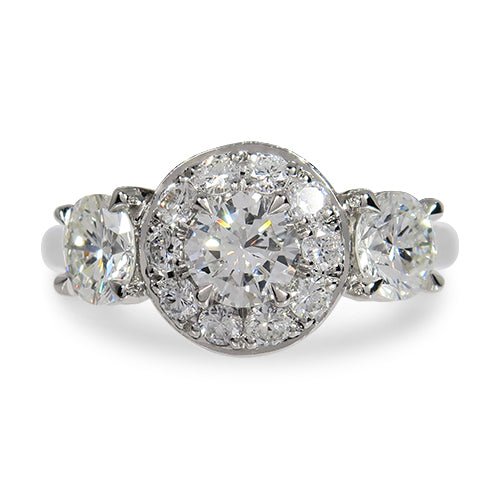 DIAMOND ENGAGEMENT RING IN PLATNIUM - ALL RINGS