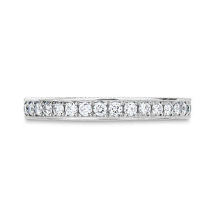 FULL ETERNITY DIAMOND BAND IN WHITE GOLD - ALL RINGS