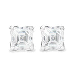 ASHER CUT DIAMOND STUD EARRINGS -