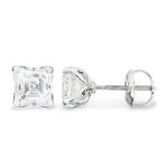 ASHER CUT DIAMOND STUD EARRINGS -