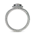 ROPE TWIST RING WITH DIAMOND - ALL RINGS