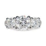 THREE DIAMOND ENGAGEMENT RING - ALL ENGAGEMENT RINGS