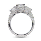 THREE DIAMOND ENGAGEMENT RING - ALL ENGAGEMENT RINGS