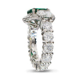 EMERALD AND DIAMOND RING - ALL RINGS