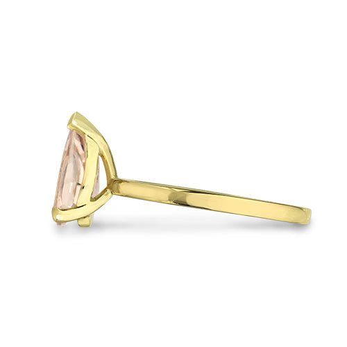 CUSTOM MORGANITE SOLITAIRE RING - ALL ENGAGEMENT RINGS