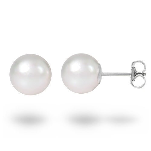 Amazon.com: Tahitian Black Pearl Stud Earrings for Women: Clothing, Shoes &  Jewelry