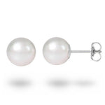 AKOYA PEARL STUD EARRINGS IN WHITE GOLD - EARRINGS